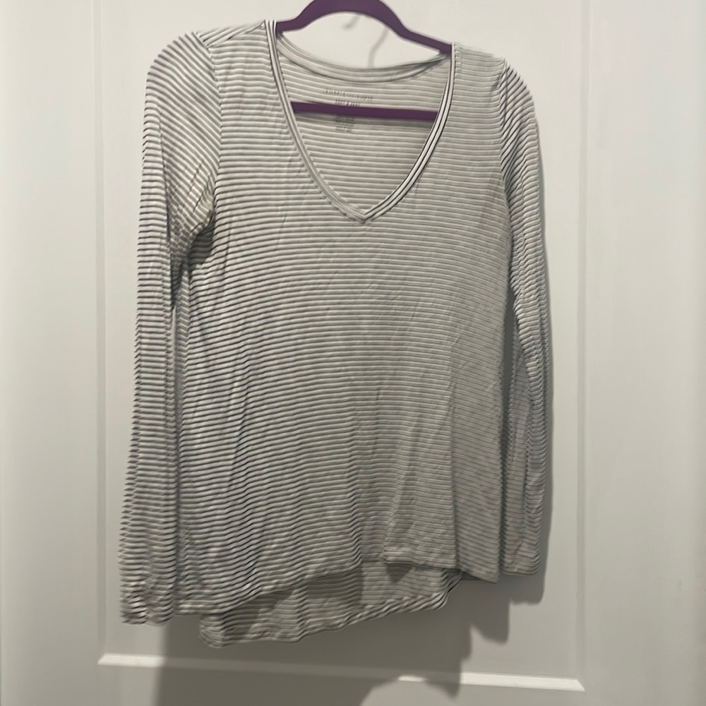 American Eagle striped t shirt long sleeve XS